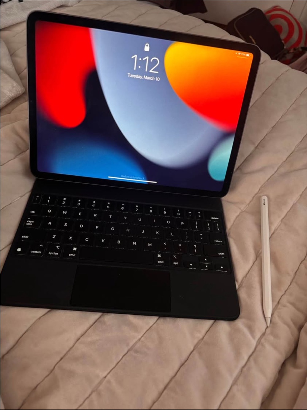 IPad Pro (11inch) (3rd generation) with Magic Keyboard, Apple Pencil, and charge